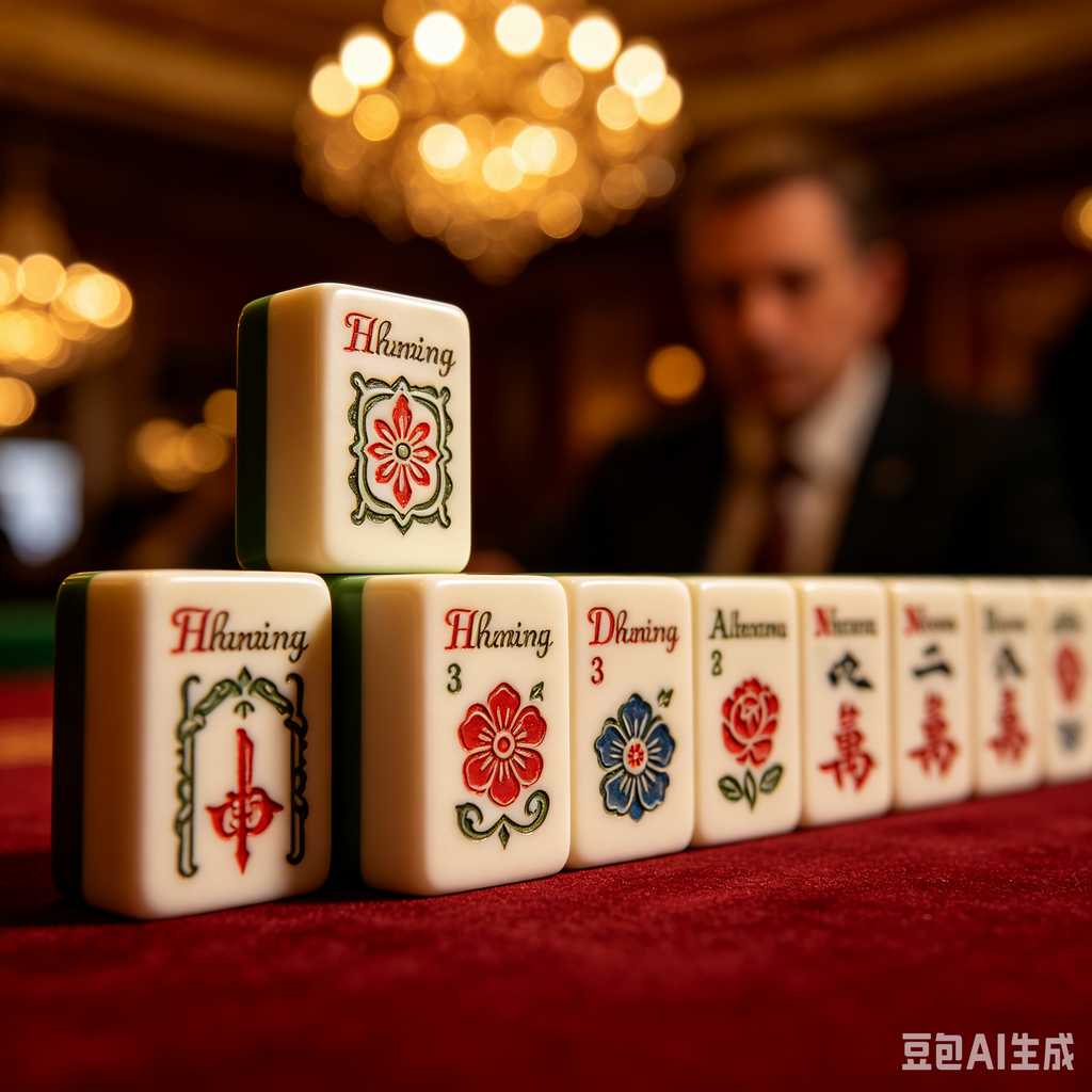 handheld mahjong tiles set